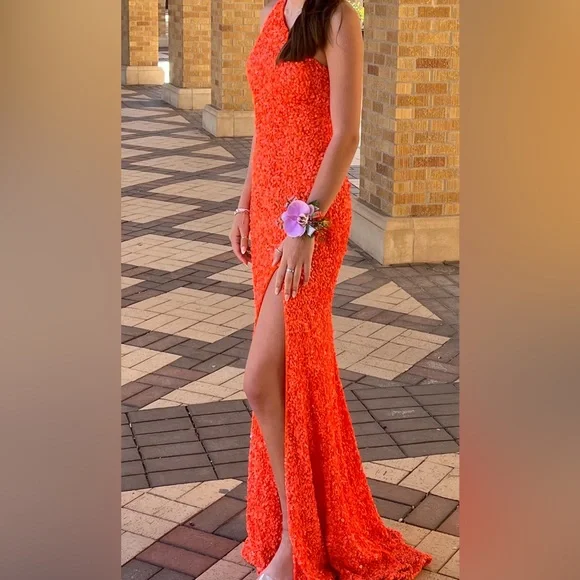 sherri hill orange homecoming dress Sherri Hill 54891 Dress | Sherri Hill Dresses main image 1